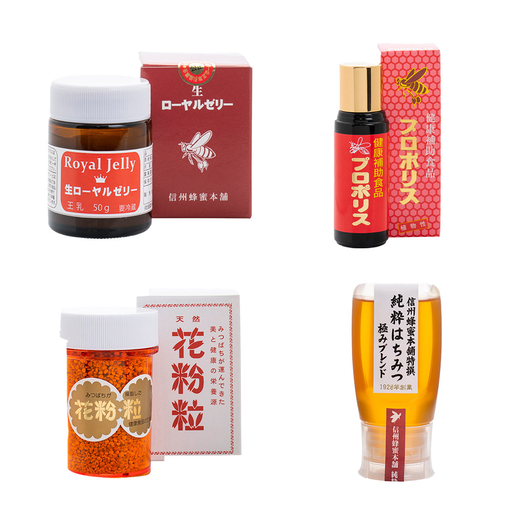 なおちゃんさん専用　ハブ茶 ＆ 日本ミツバチ蜂蜜セット 健康促進！ミツバチ産品セット – 国産蜂蜜通販は信州蜂蜜本舗