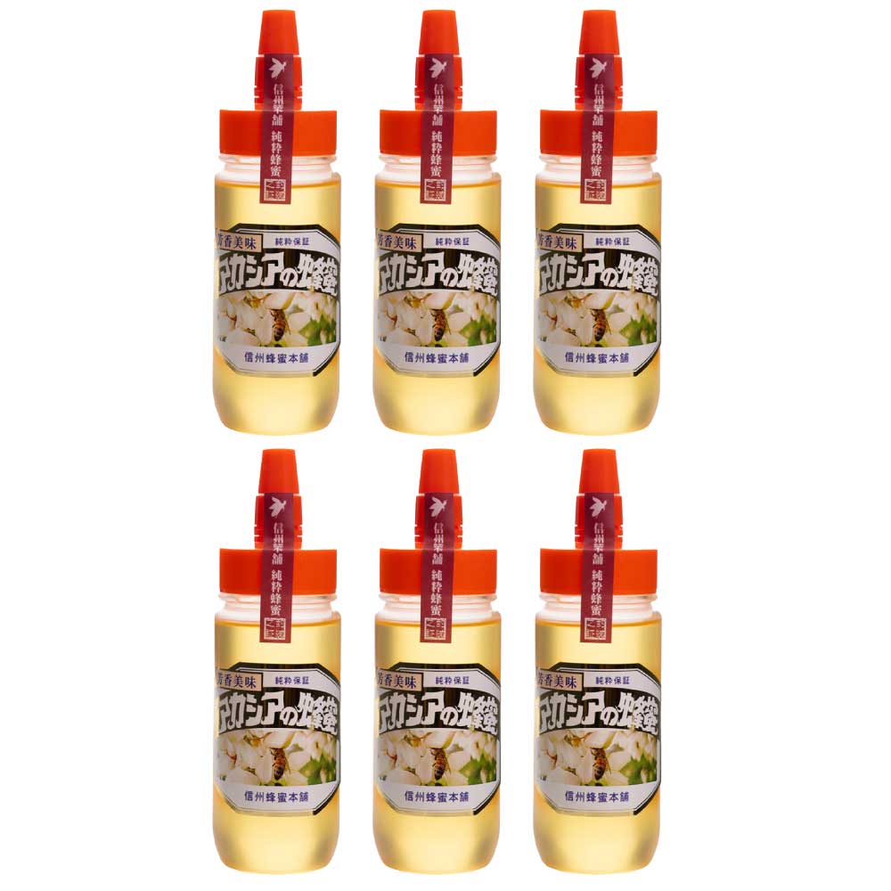 国産はちみつ　アカシア　300g6本セット アカシア300g×6本セット – 国産蜂蜜通販は信州蜂蜜本舗