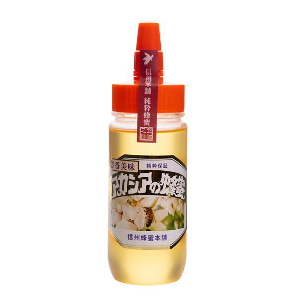 アカシアの蜂蜜300gポリ入｜はちみつ専門の通販サイト｜信州蜂蜜本舗
