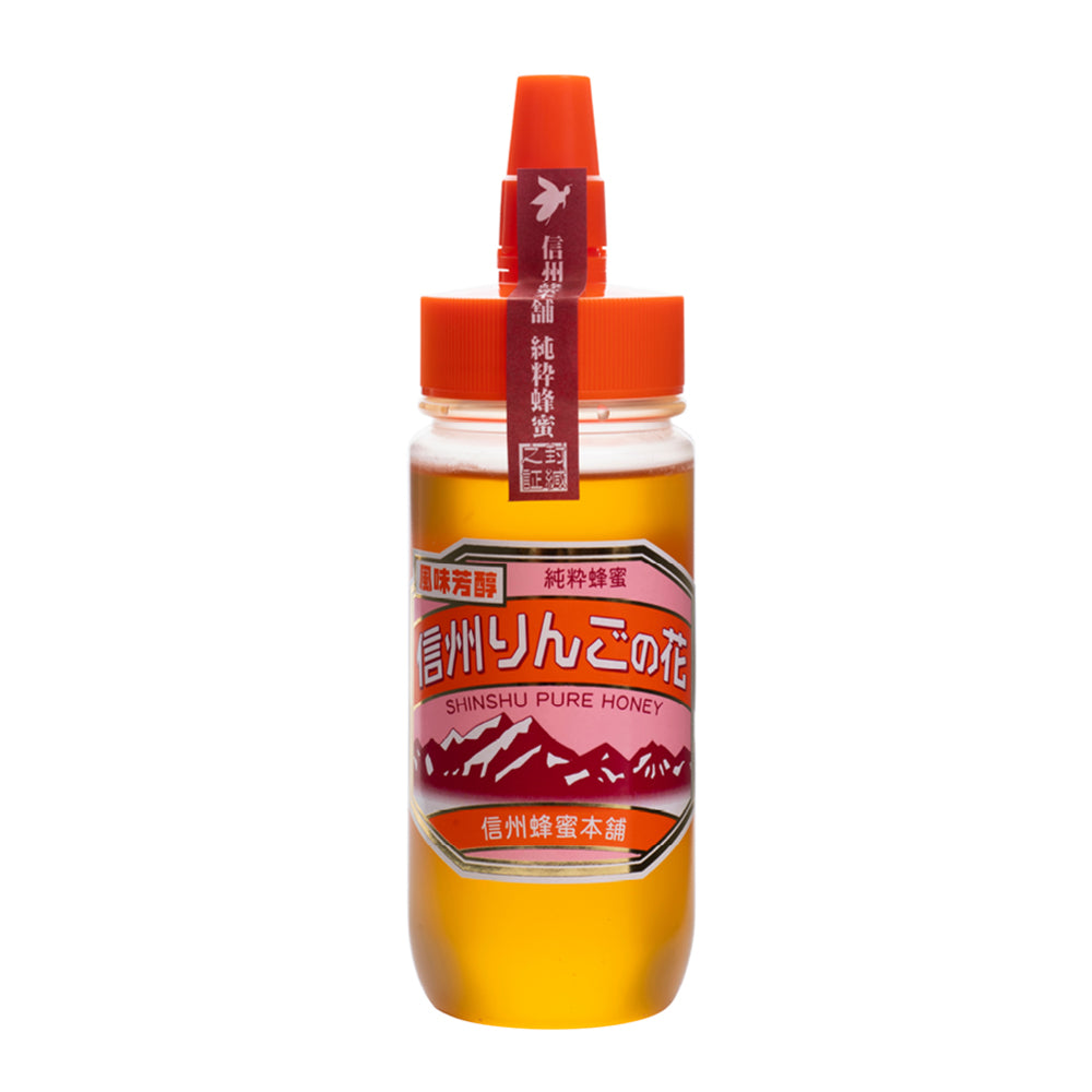 りんごの蜂蜜300gポリ入｜はちみつ専門の通販サイト｜信州蜂蜜本舗