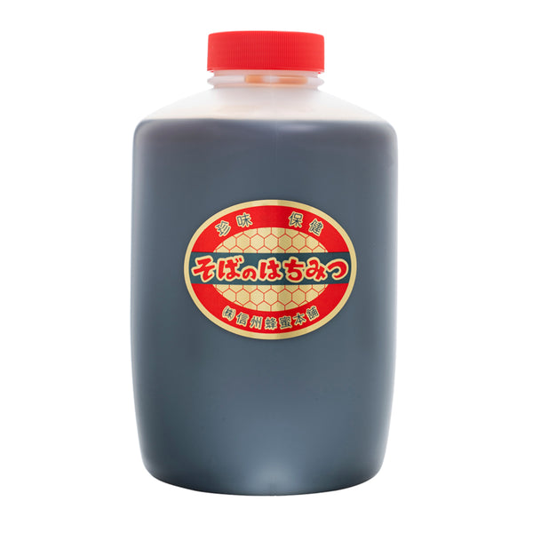 越冬したソバ蜂蜜2400g×3 そばの蜂蜜2400gポリ入｜はちみつ専門の通販サイト｜信州蜂蜜本舗