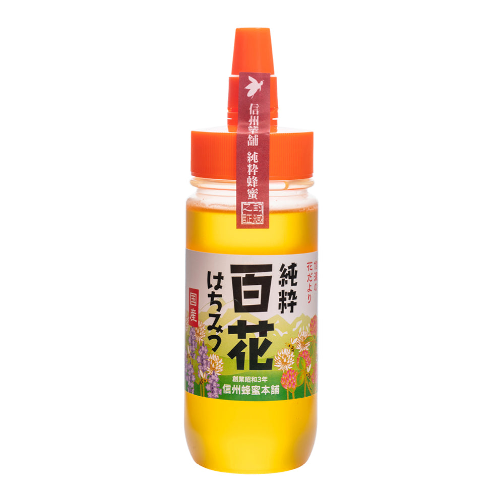 百花（ひゃっか）蜂蜜300gポリ入｜はちみつ専門の通販サイト｜信州蜂蜜本舗